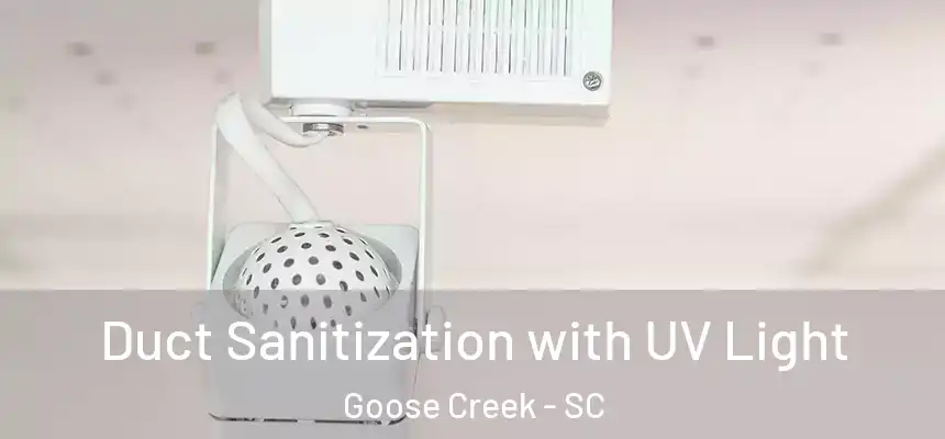 Duct Sanitization with UV Light Goose Creek - SC